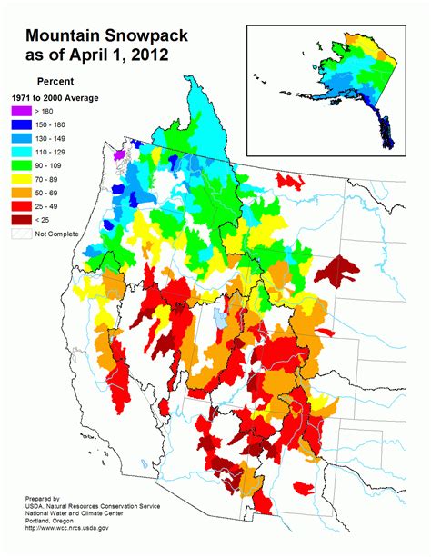 snow level map.